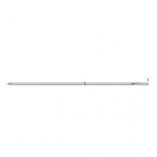 Kirschner Wire Drill Trocar Pointed - Flat End Stainless Steel, 31 cm - 12 1/4" Diameter 1.0 mm Ø